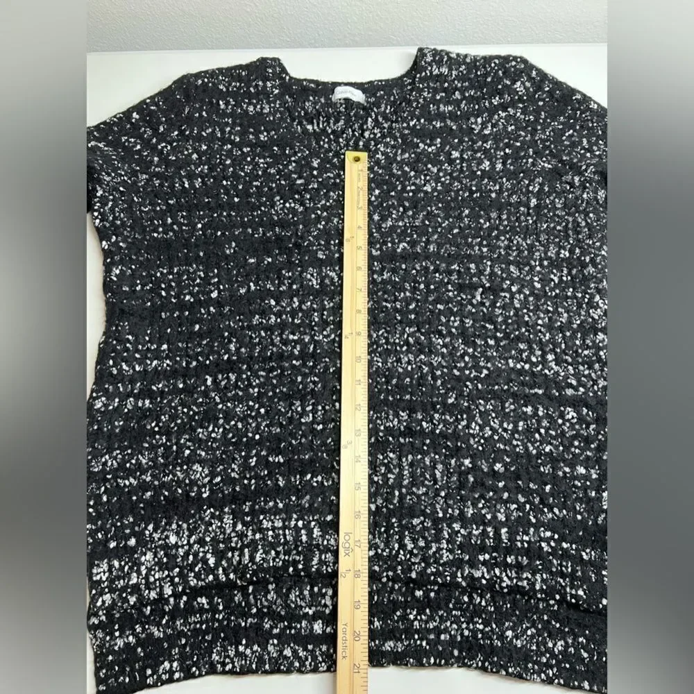 Calvin Klein Sweaters | CK V Neck Warm Sweater knit size M Black White